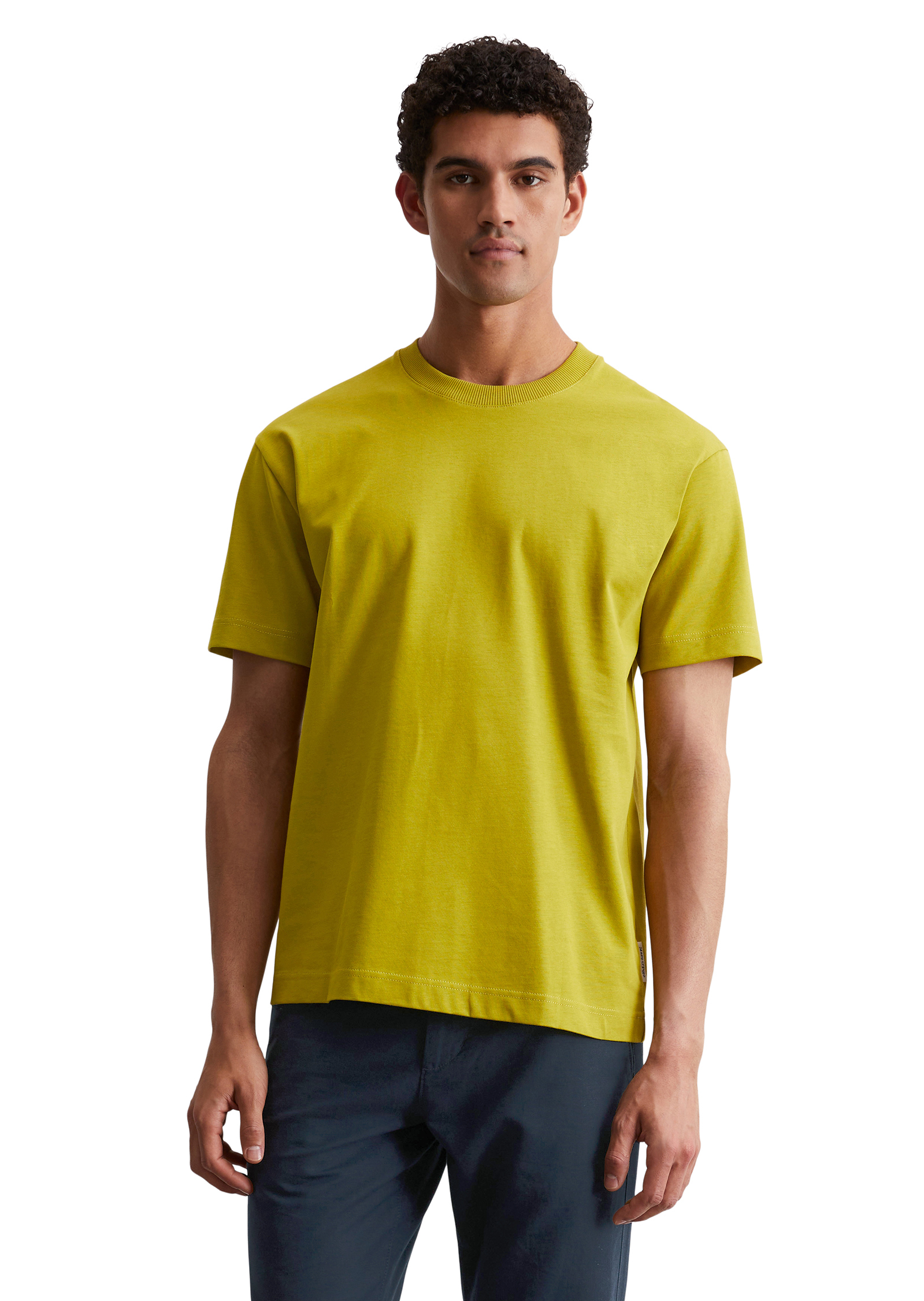 T-shirt relaxed en jersey de coton bio épais, MARC O'POLO