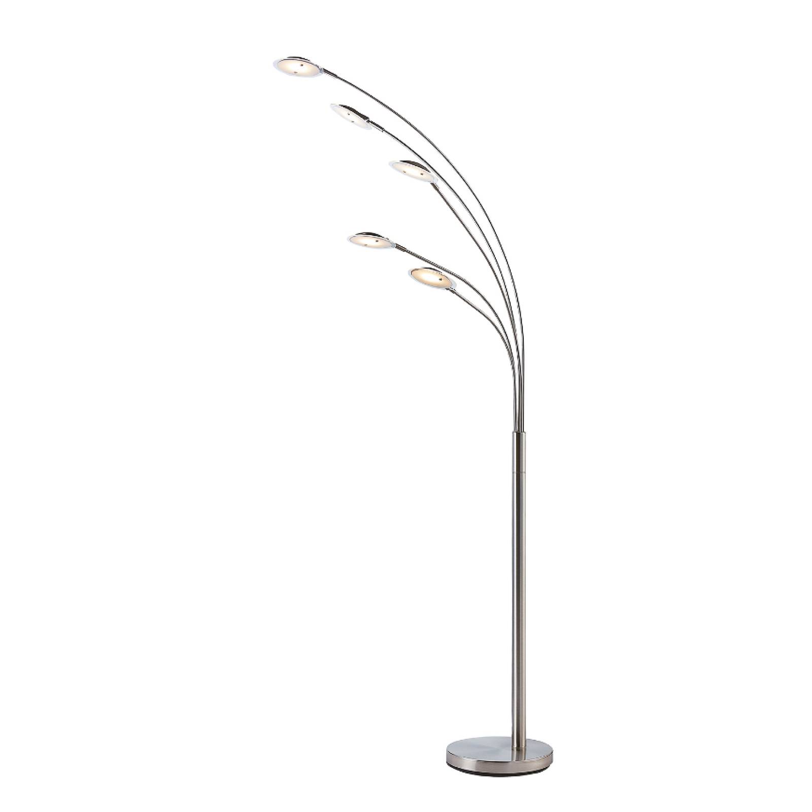 Lampadaire en métal moderneLED, Anea, LINDBY
