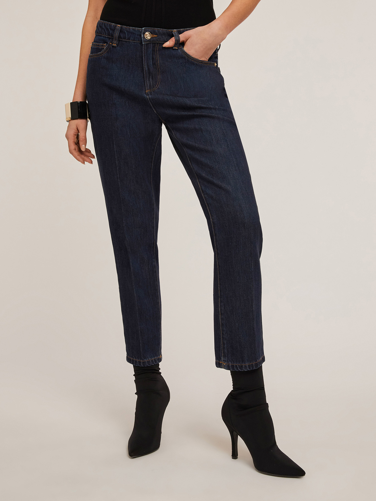 Jean carrot Rianne en TENCEL™ mélangé, MOTIVI