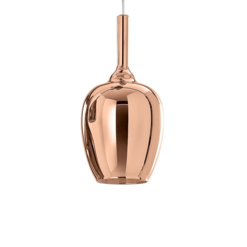 Suspension Verre cuivré Ofelia10, MILLUMINE