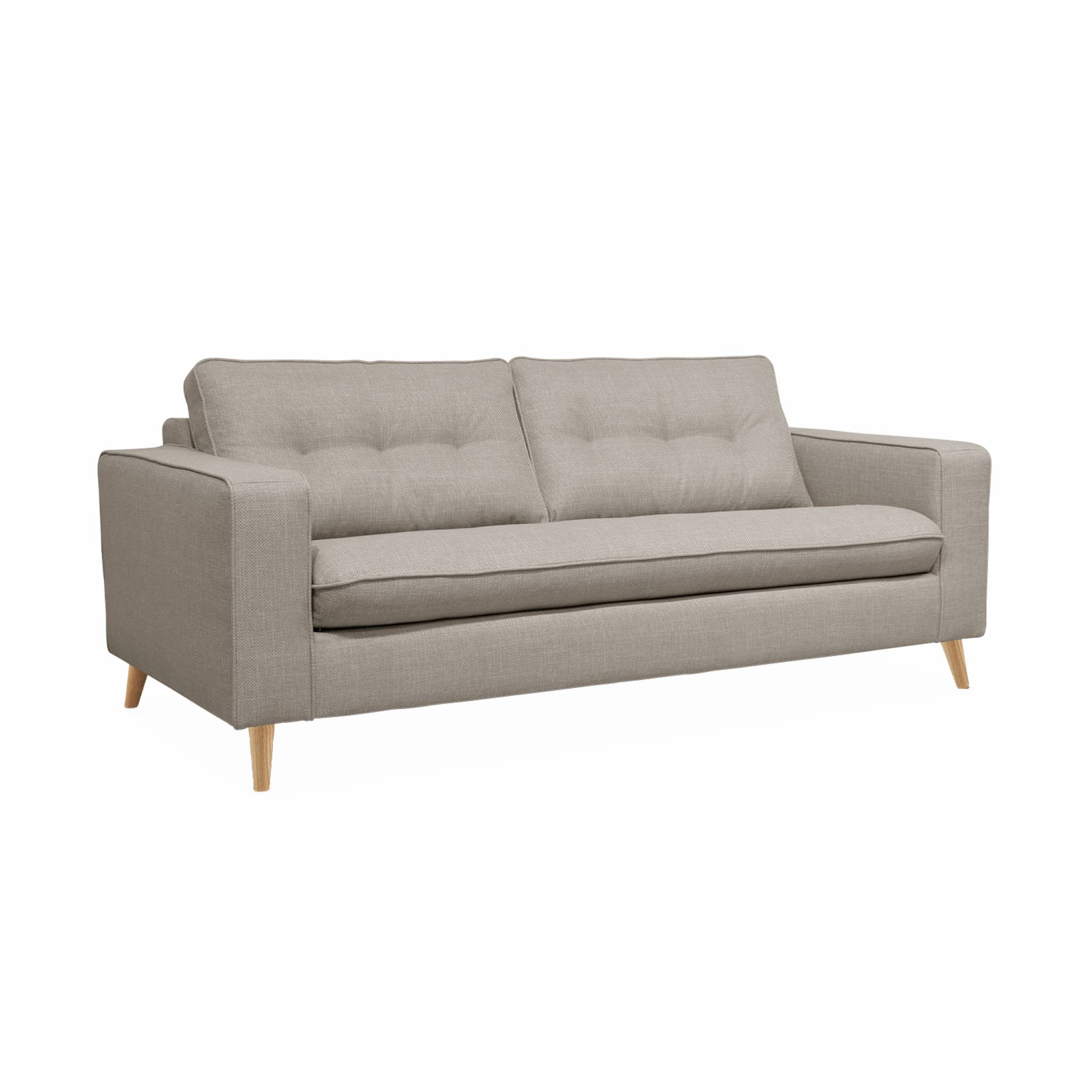 Canapé lit convertible 3 places avec matelas 12cm - Fabriqué en France TOULOUSE, SWEEEK