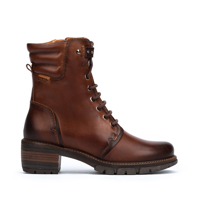 San sebastia leather ankle boots, brown, Pikolinos | La Redoute