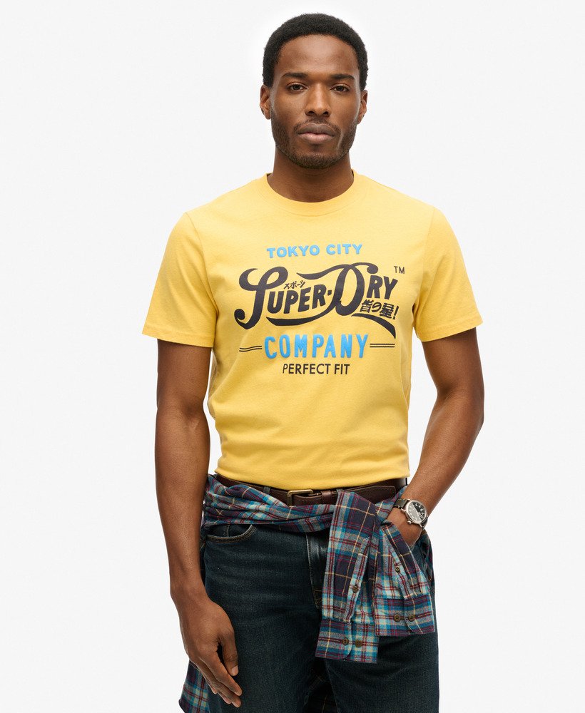 T-shirt Perfect Fit Script, SUPERDRY