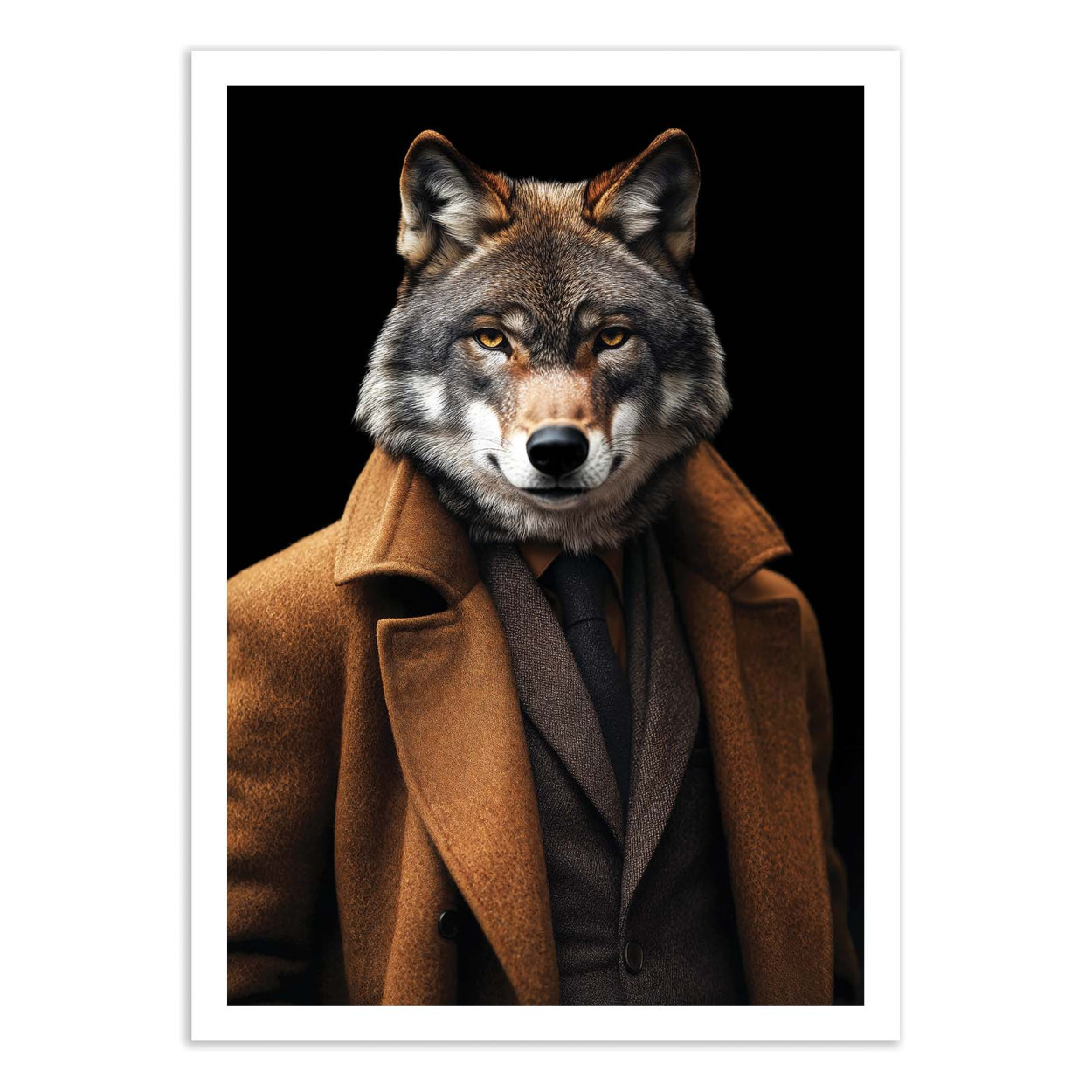 Affiche d'art - Wolf Wild Suits - Philippe Hugonnard, WALL EDITIONS