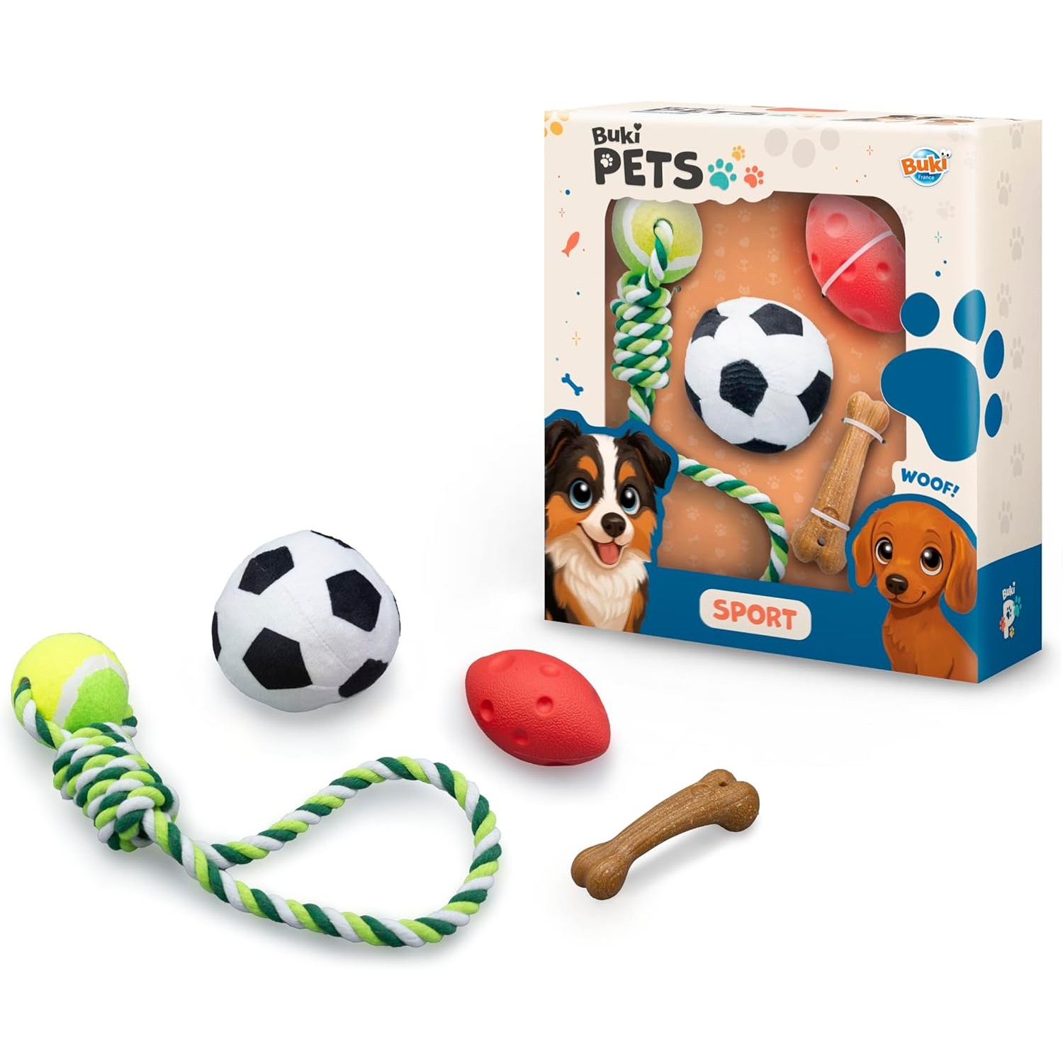 Jouets pour chien Sport, BUKI FRANCE