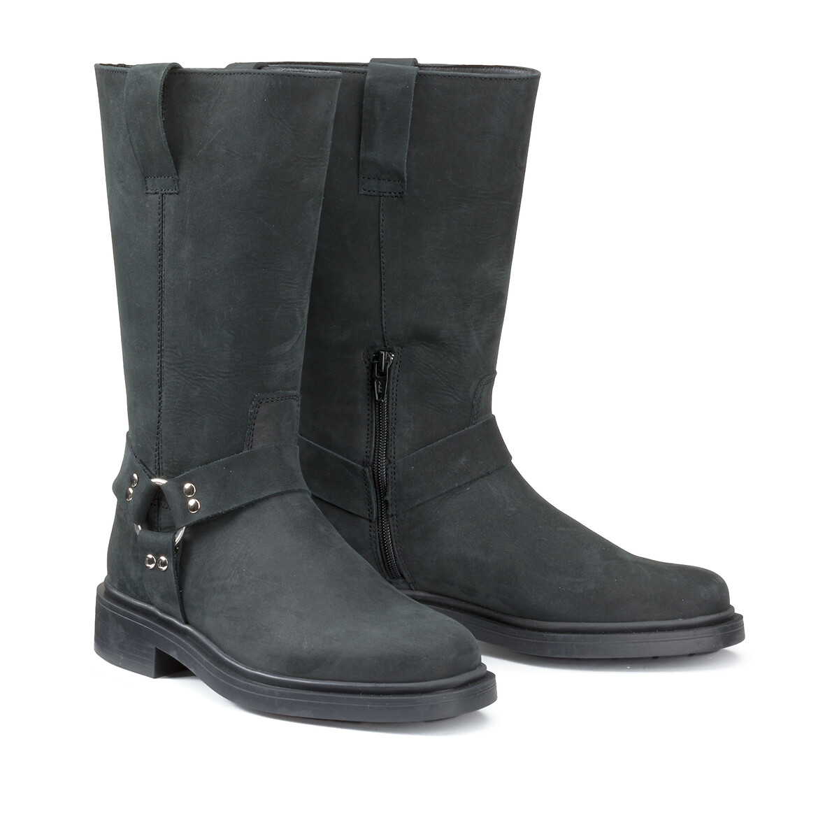 vegan harness boots