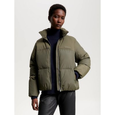 Padded Puffer Jacket with High Neck and Zip Fastening TOMMY HILFIGER