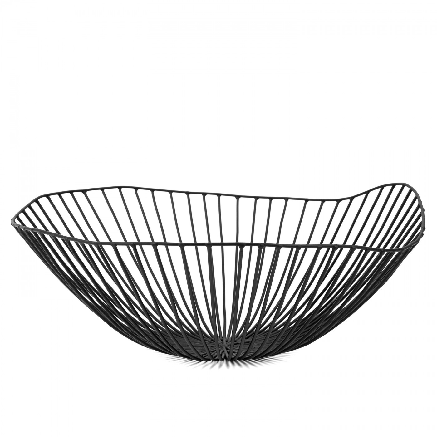 Corbeille CESIRA Noir Diam 39 x H 13 cm, SERAX