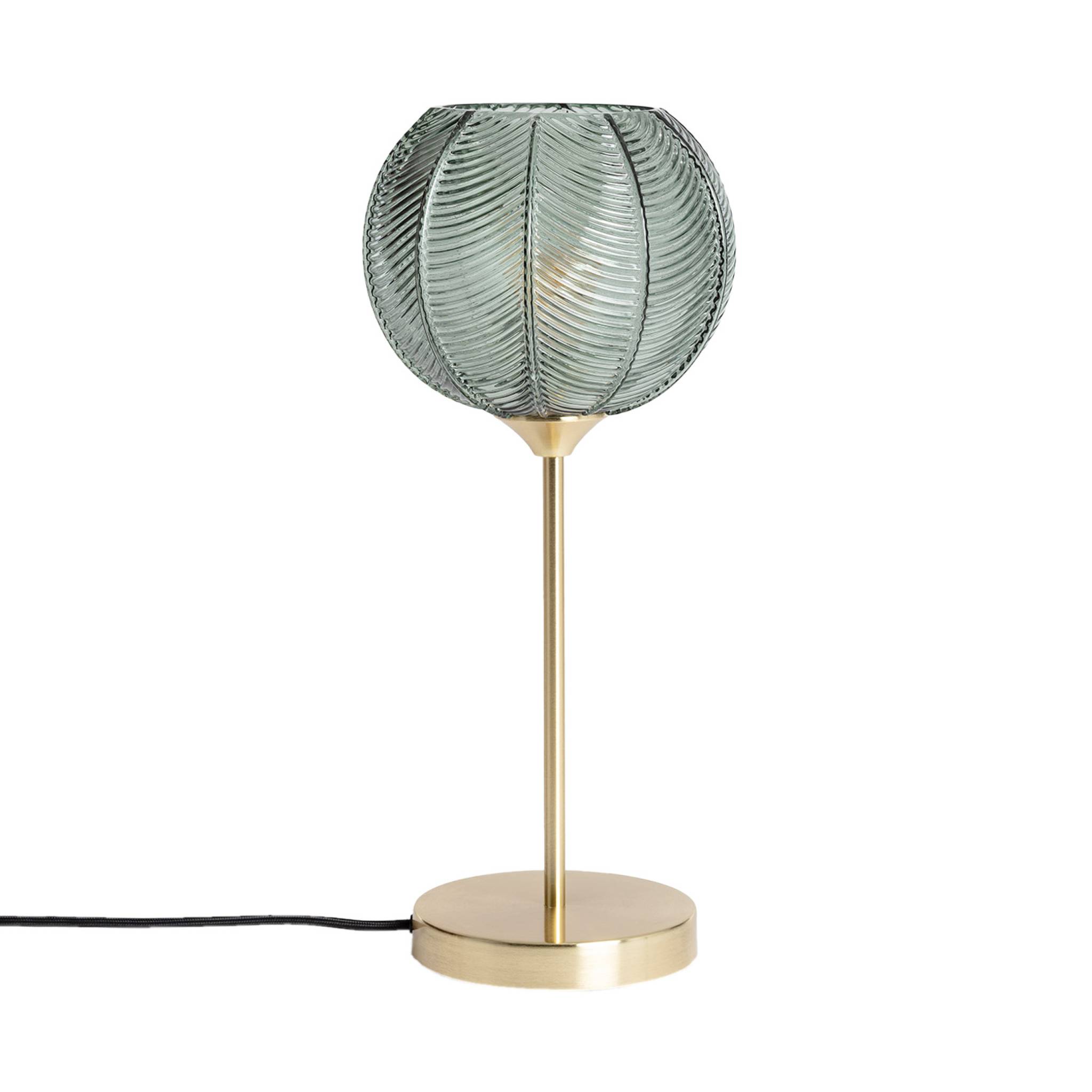Lampe de table intérieur métal et verre Ø20cm BASILE, SWEEEK