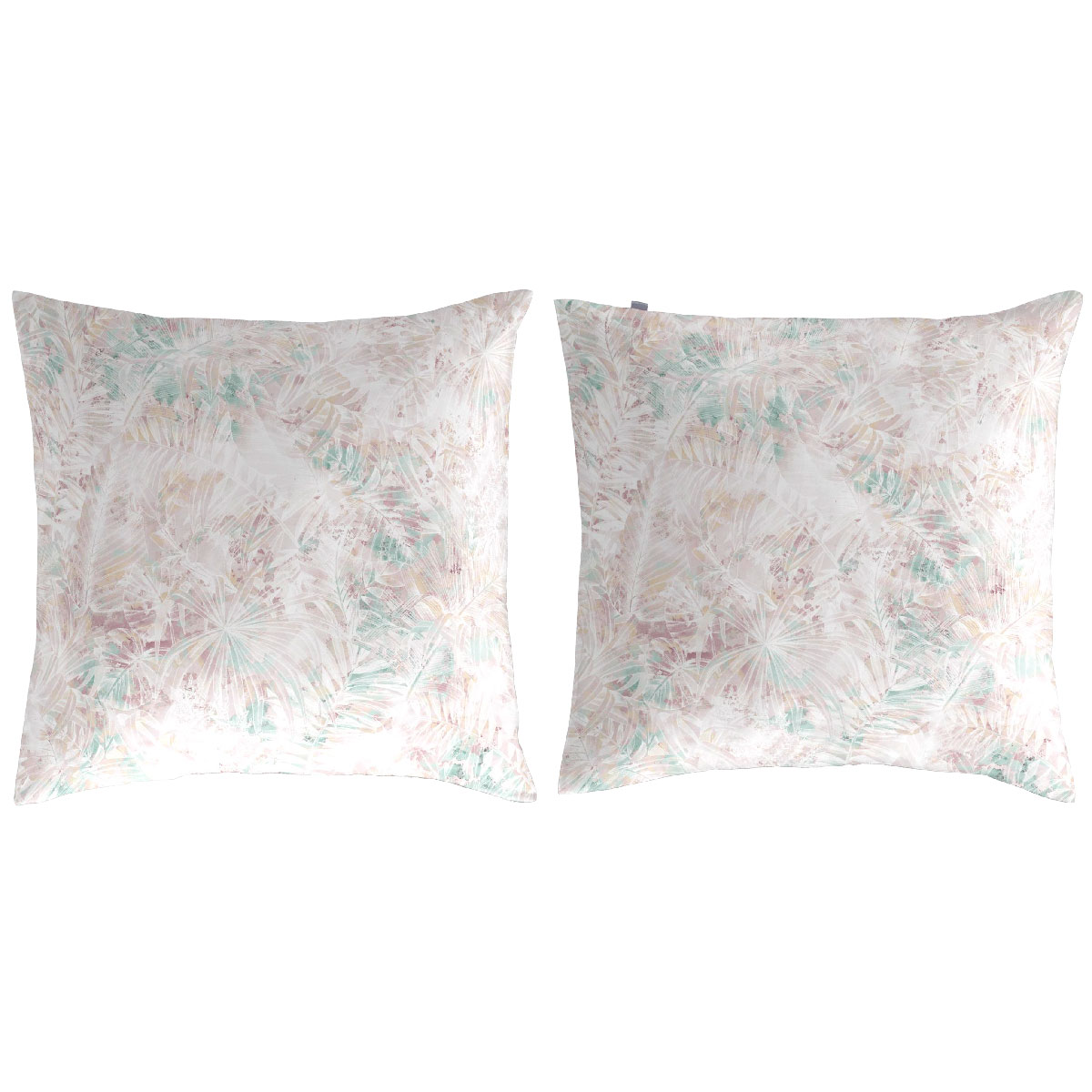 Lot de 2 taies d'oreiller en coton PALM B, NAF NAF HOME