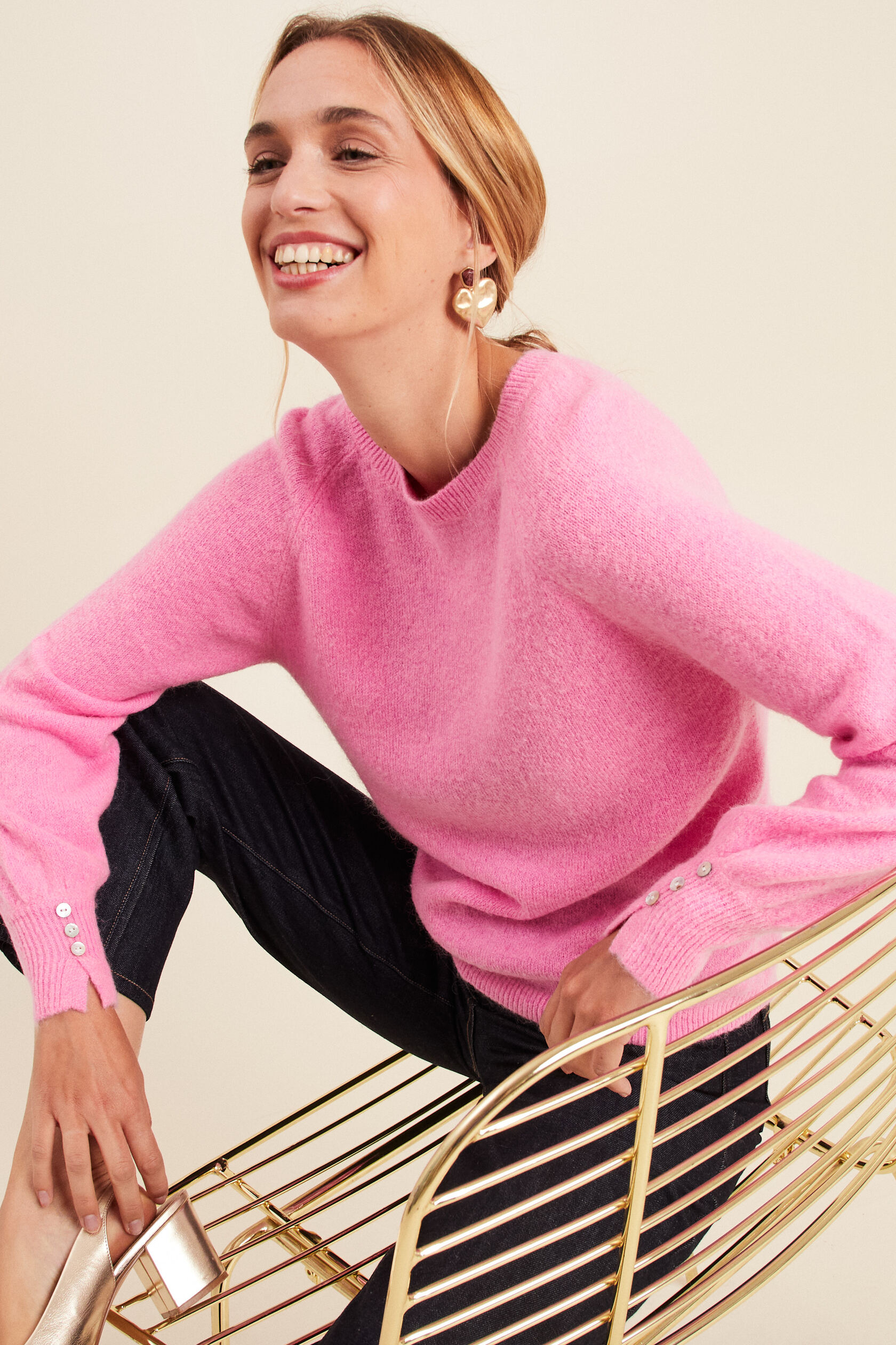 Pull col rond manches longues, BREAL