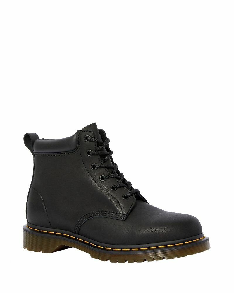 939 ben boots in greasy leather black Dr. Martens La Redoute