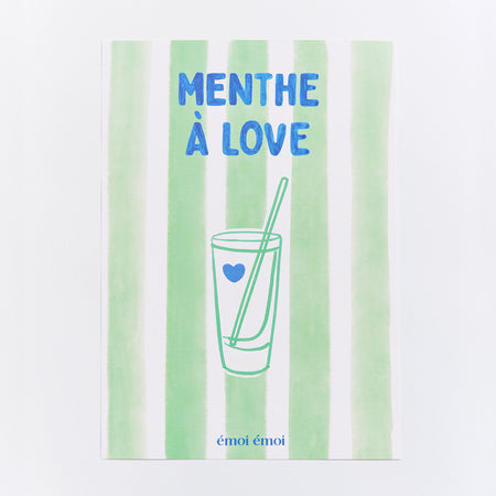 Affiche Menthe à love, EMOI EMOI