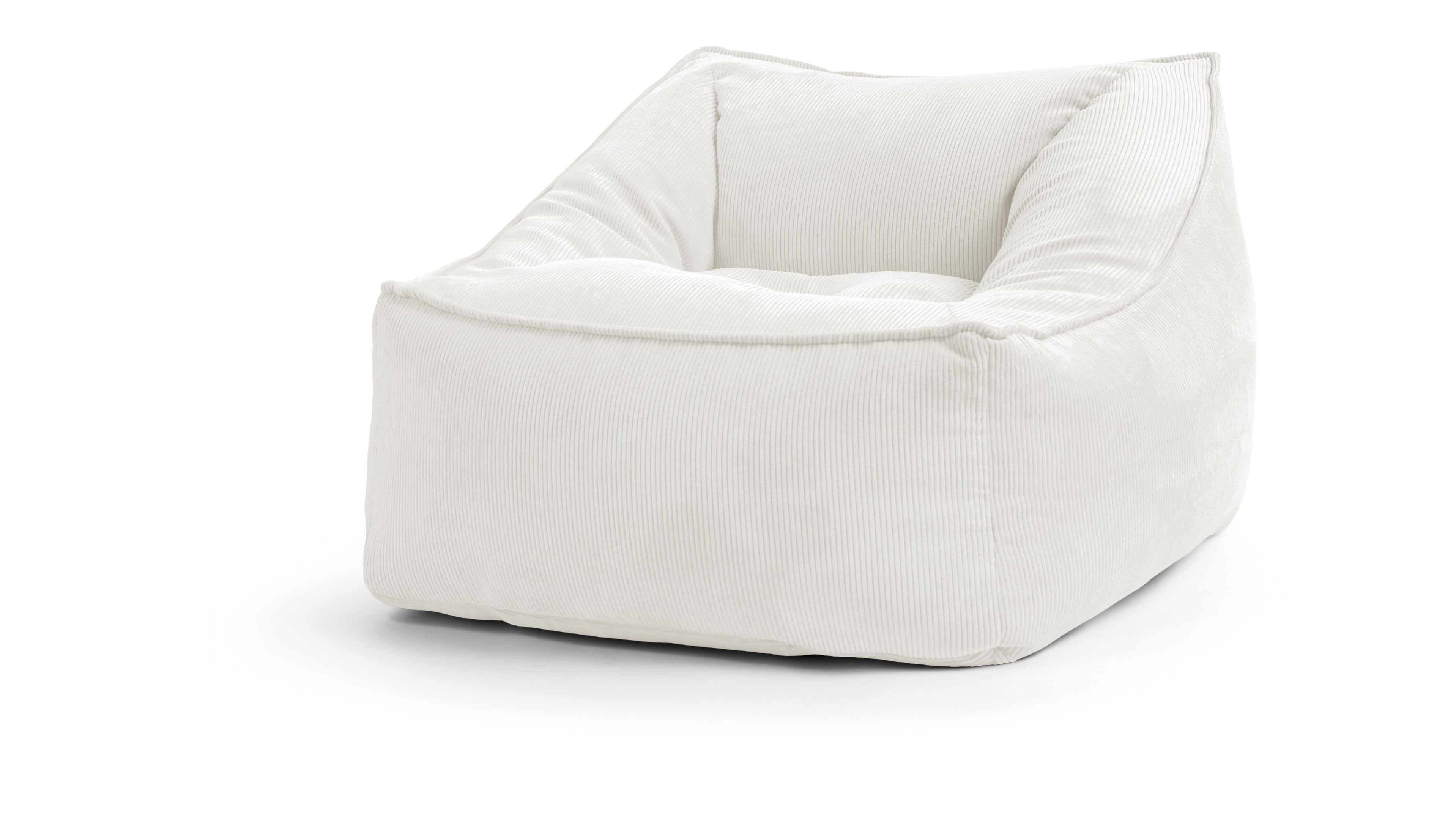 Pouf interieur avec dossier velours INGA MAMBO