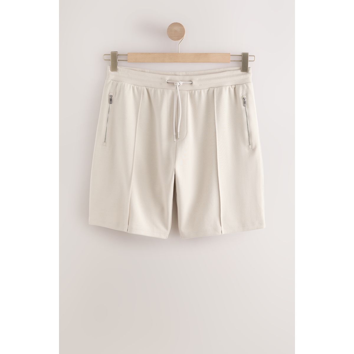 Short à pinces en jersey avec poches zippées, NEXT