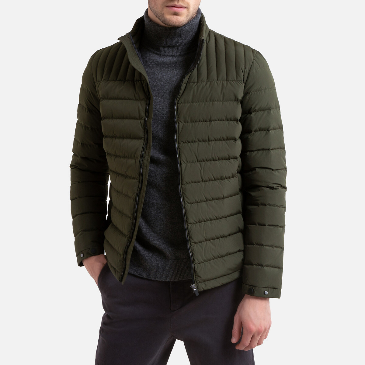 superdry grey and green jacket