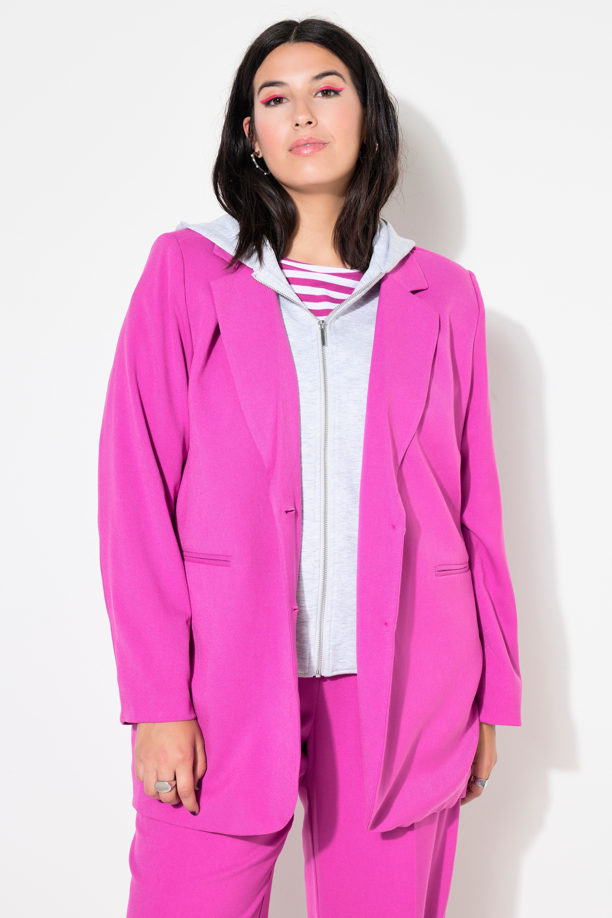 Blazer oversize à capuche, doublure intégrale, STUDIO UNTOLD