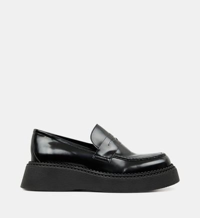 Mocassins Gabrielle Vegan Vernis Plateforme, STUDIO CELESTE