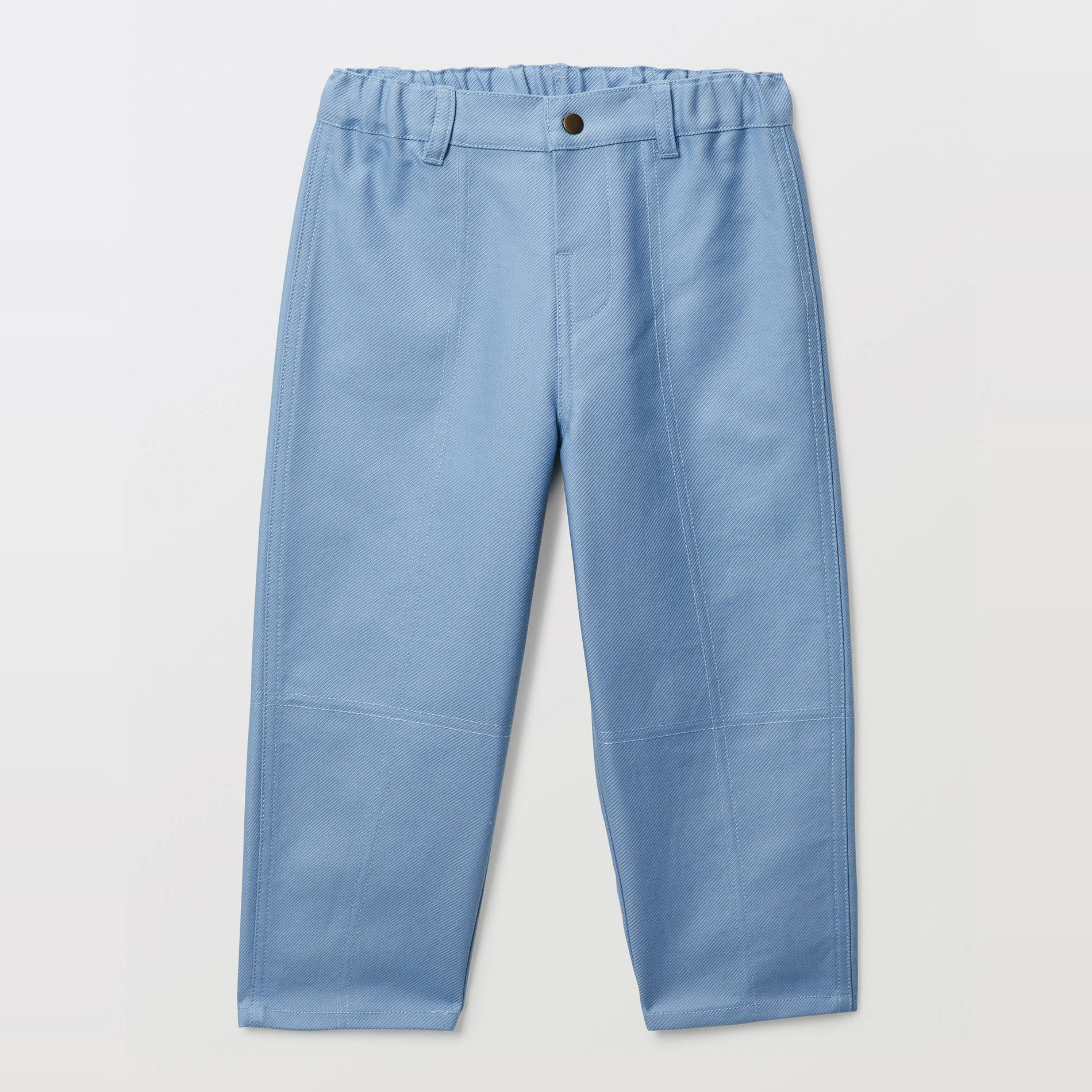 Pantalon taille élastique uni en coton BIO GOTS, BOUT'CHOU