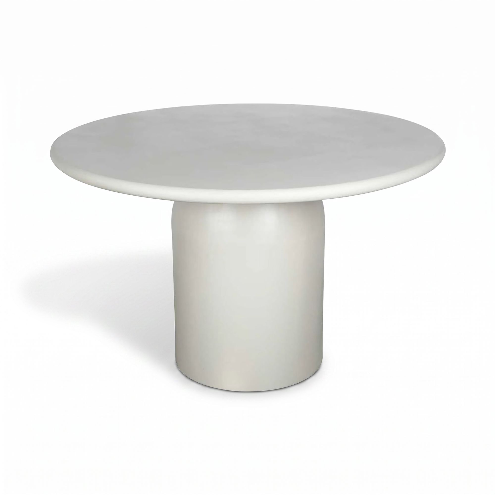 Table ronde 120cm effet béton, MINERAL, NOW'S HOME