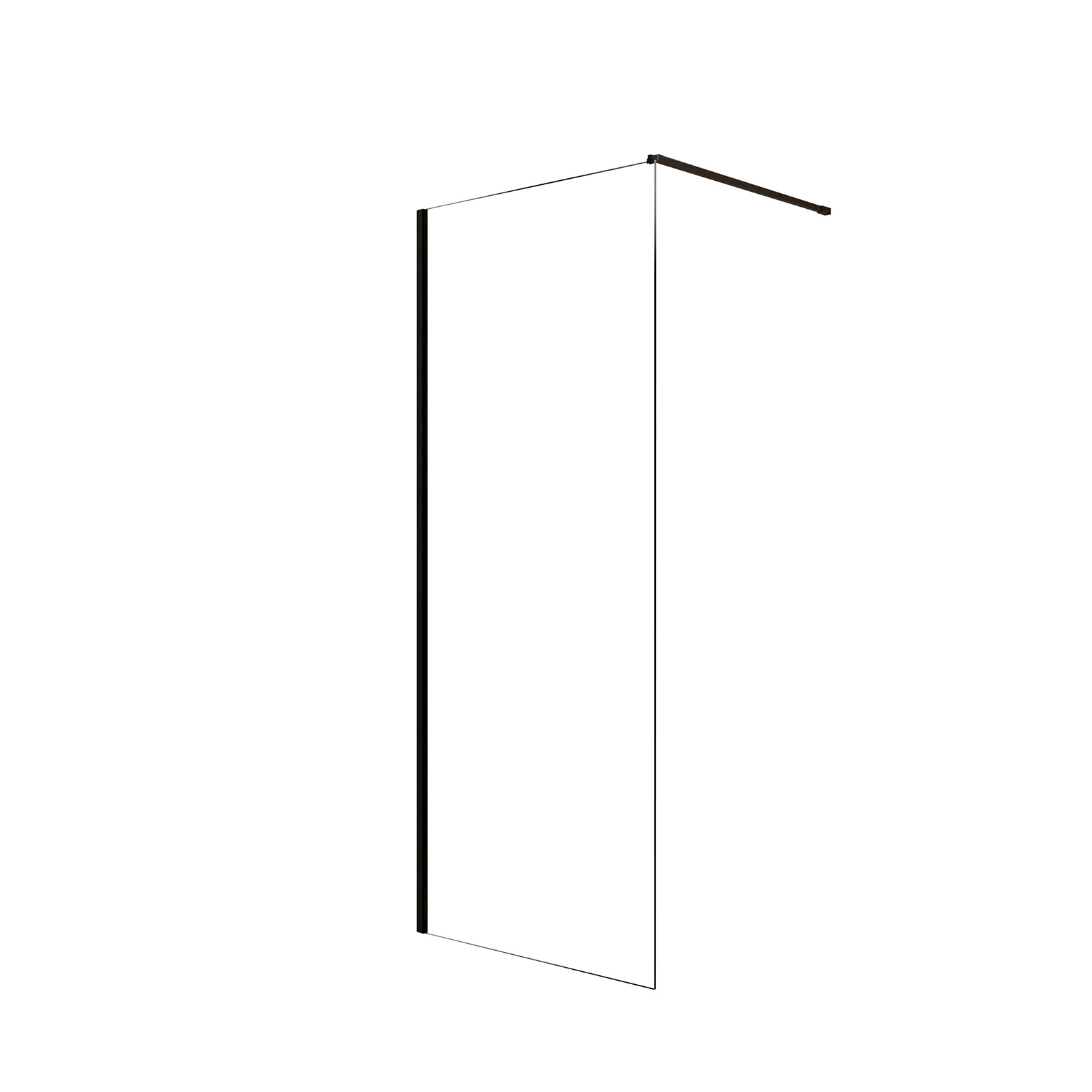 Paroi de douche à l’italienne en verre trempé 8 mm anticalcaire, HOME MAISON