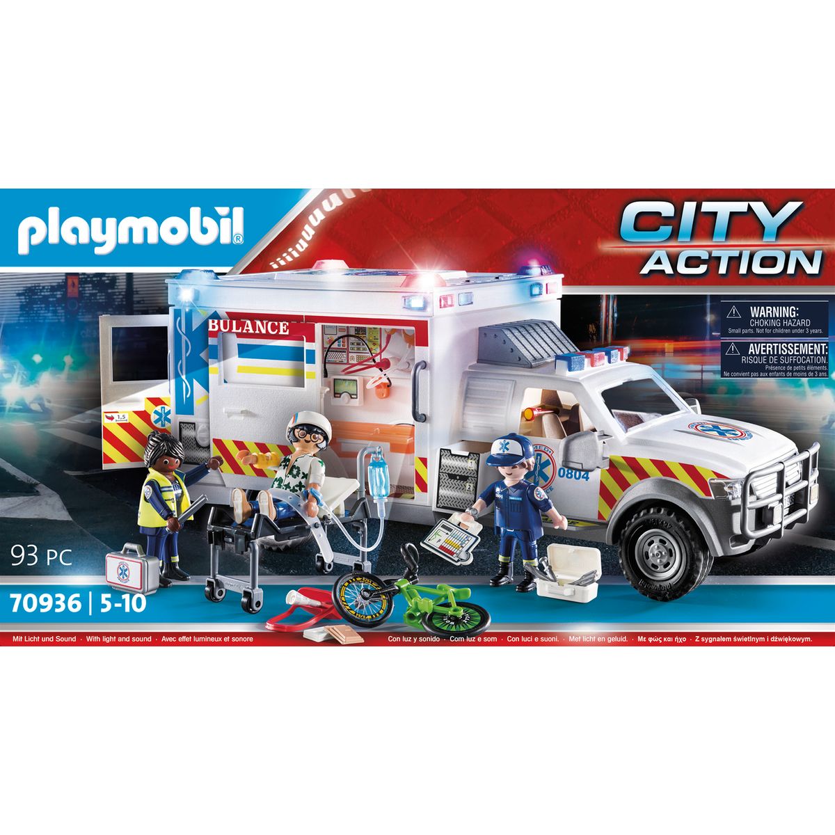 Figurine : Ambulancier et patient - Jeux et jouets Bruder - Avenue des Jeux