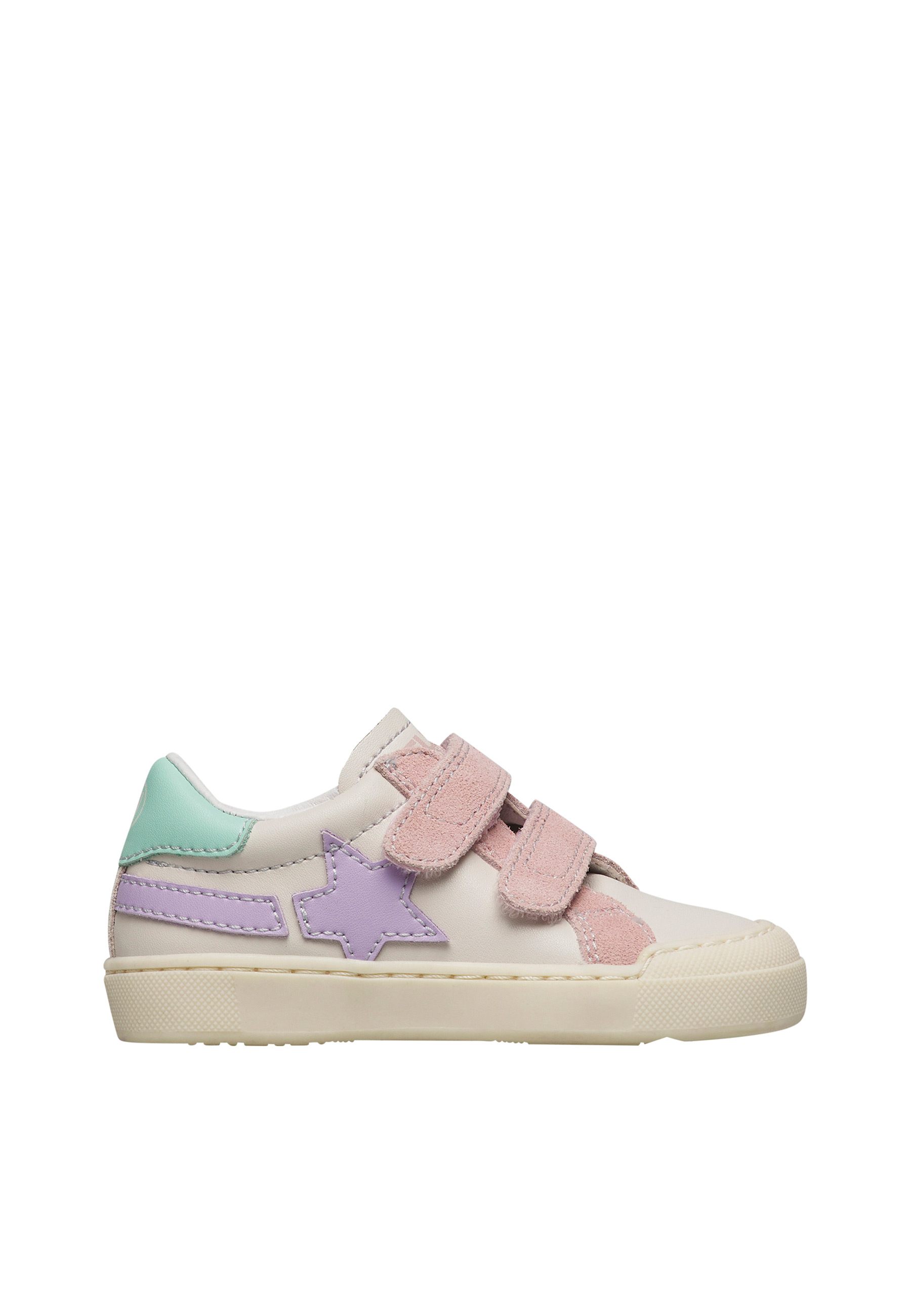 Sneakers en cuir et en daim SINGERY LOW VL., NATURINO