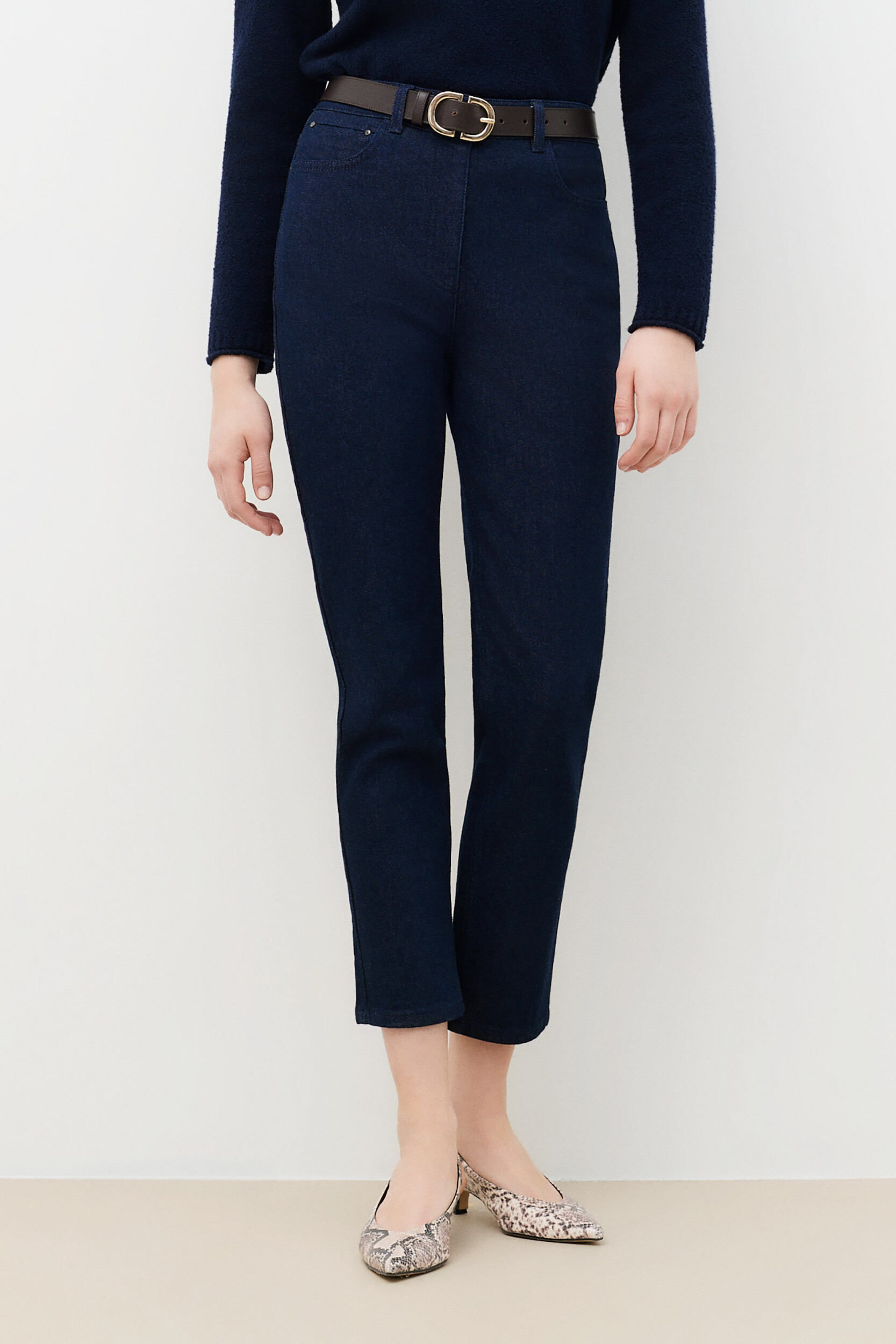 Pantalon slim haut PKURTDENIM, CAROLL