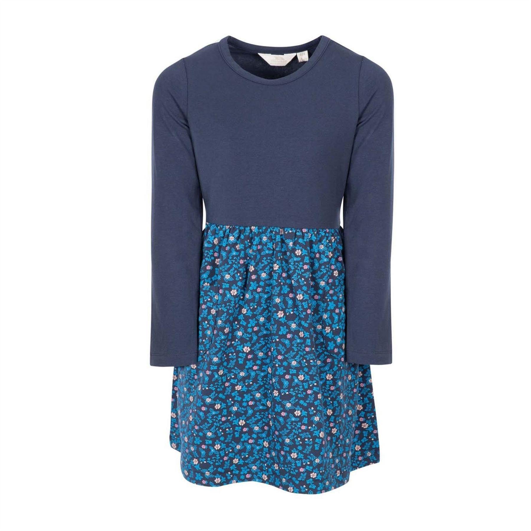 Robe manches longues motif/style floral, TRESPASS