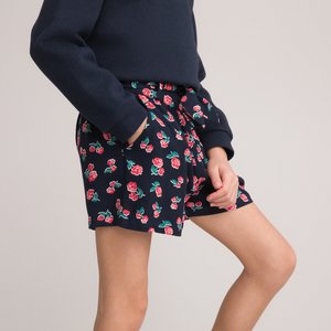 Floral Print Floaty Shorts, 3-12 Years LA REDOUTE COLLECTIONS image