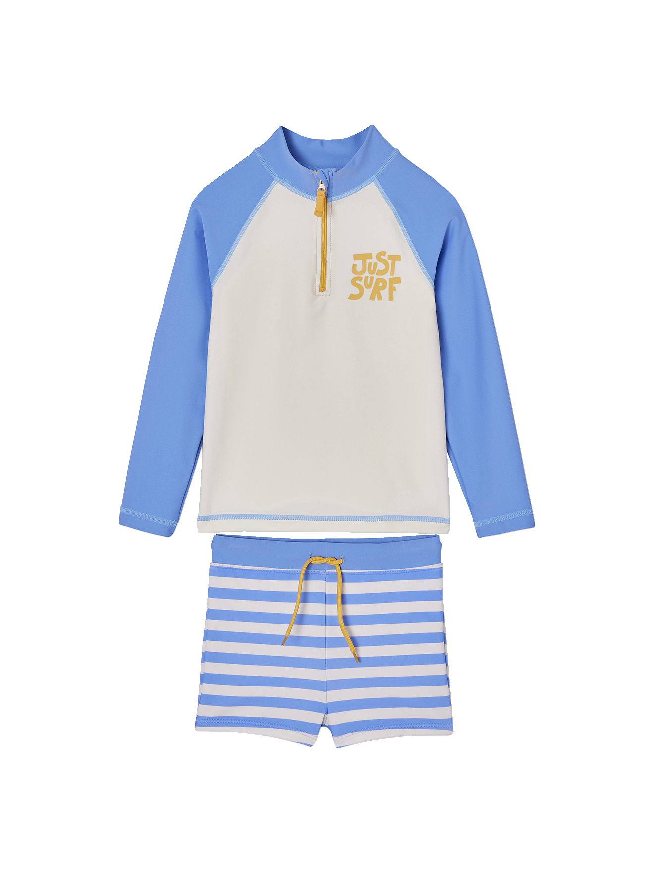 Ensemble de bain T-shirt anti-UV + shorty, VERTBAUDET
