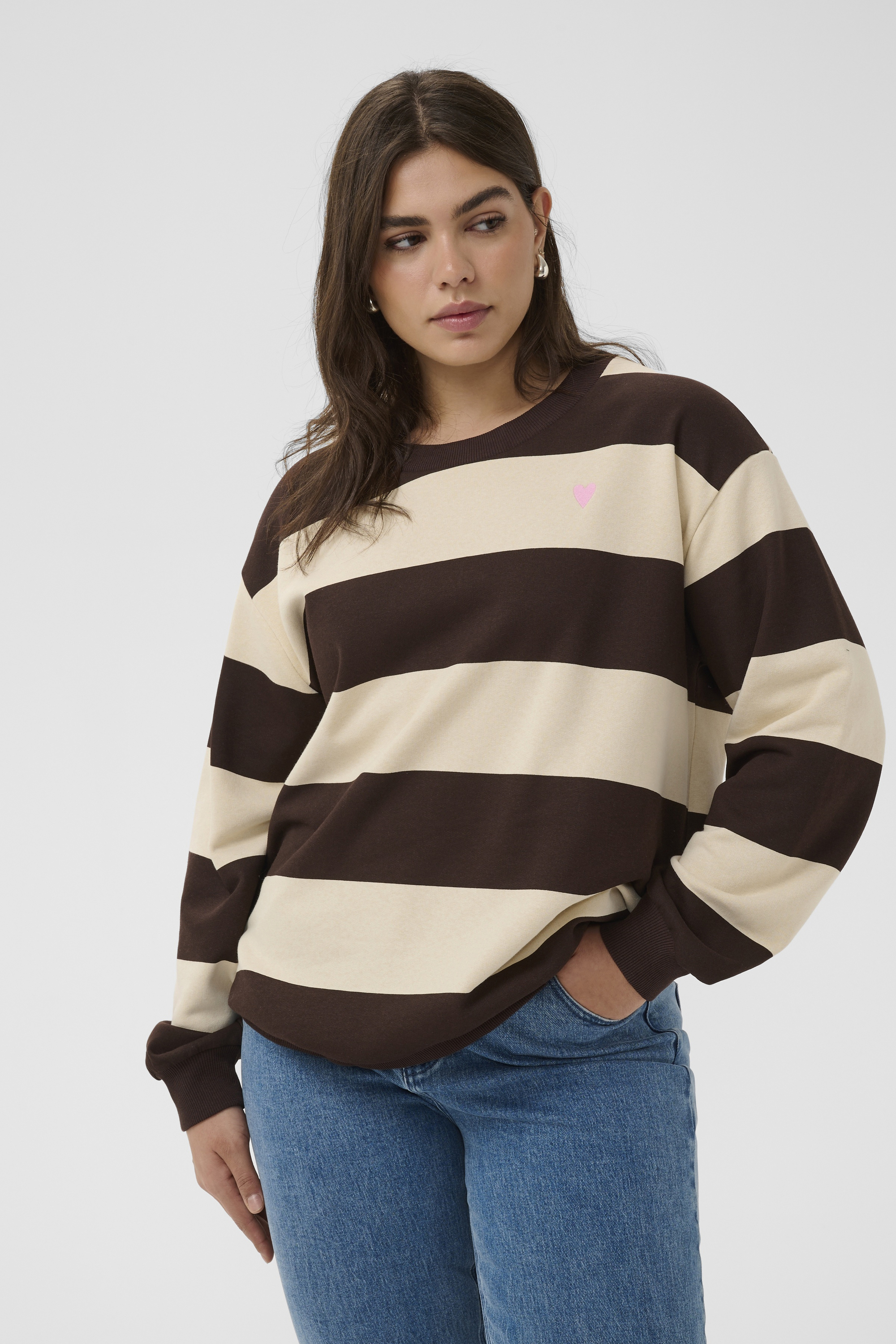 Sweatshirt, KAFFE CURVE