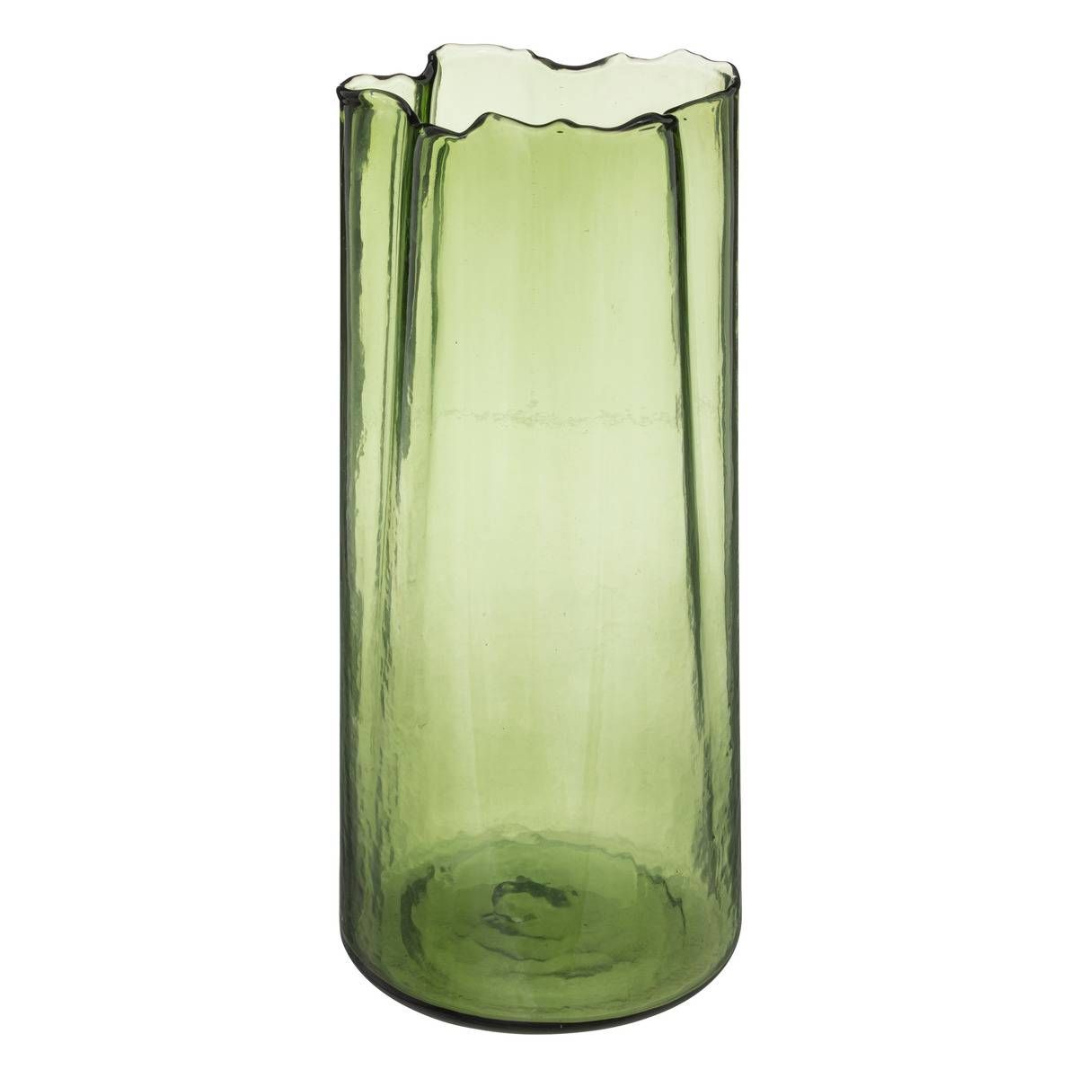 Vase verre vert h32 cm Couleur vert Atmosphera La Redoute