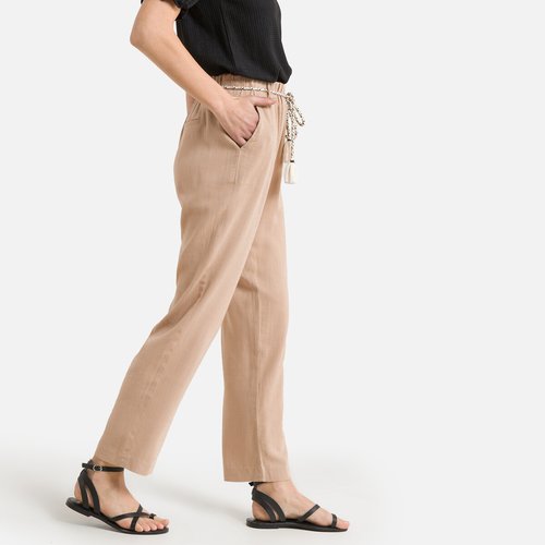 Ankle trousers with and waist Vero Moda | La Redoute