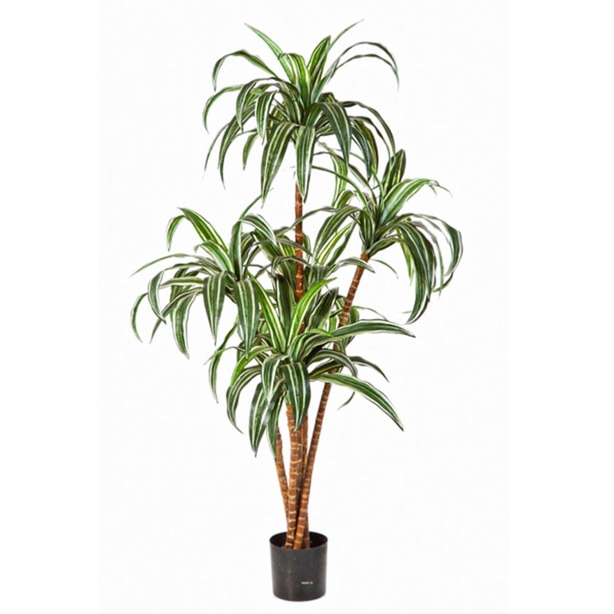 Dracaena artificiel H 120 cm 110 feuilles, ARTIFICIELLES