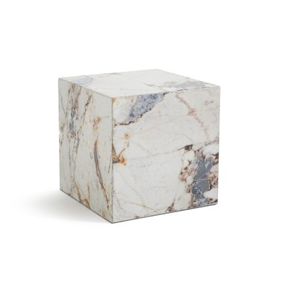 Bout de canapé cube en marbre, Alcana AM.PM