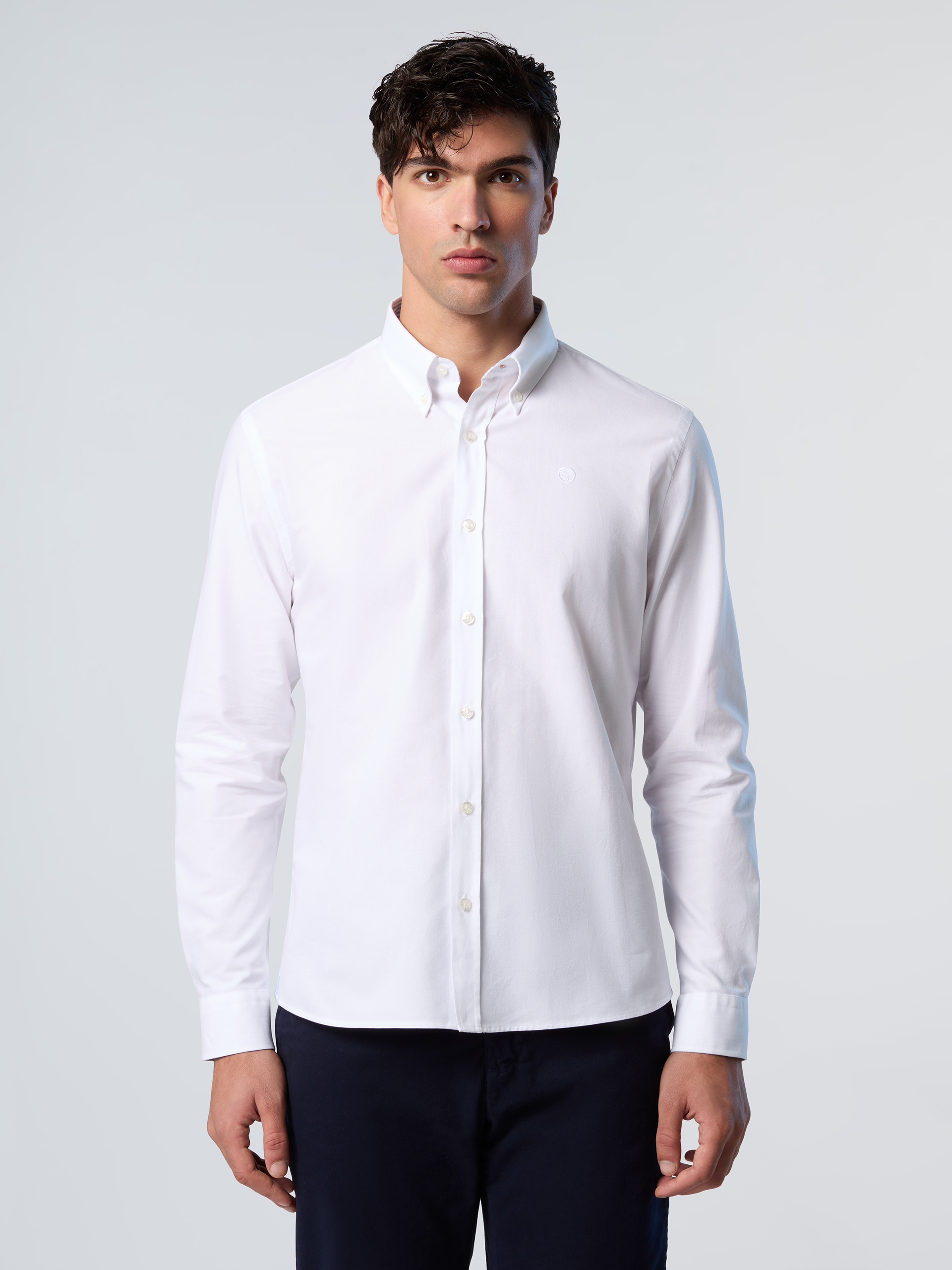 Chemise Oxford avec logo brodé, NORTH SAILS