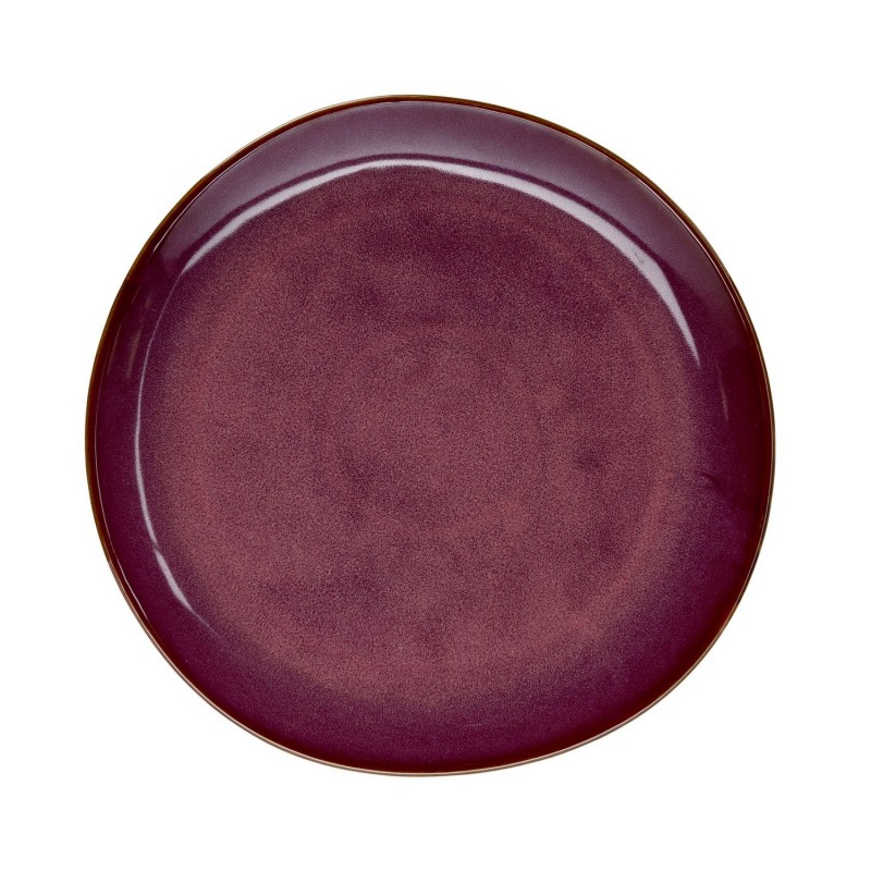 Assiette plate artisanale grès, MADAM STOLTZ