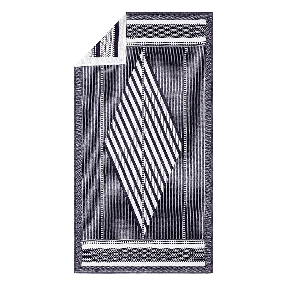 Serviette de bain 375 g/m², BATH CLUB, LE JACQUARD FRANCAIS