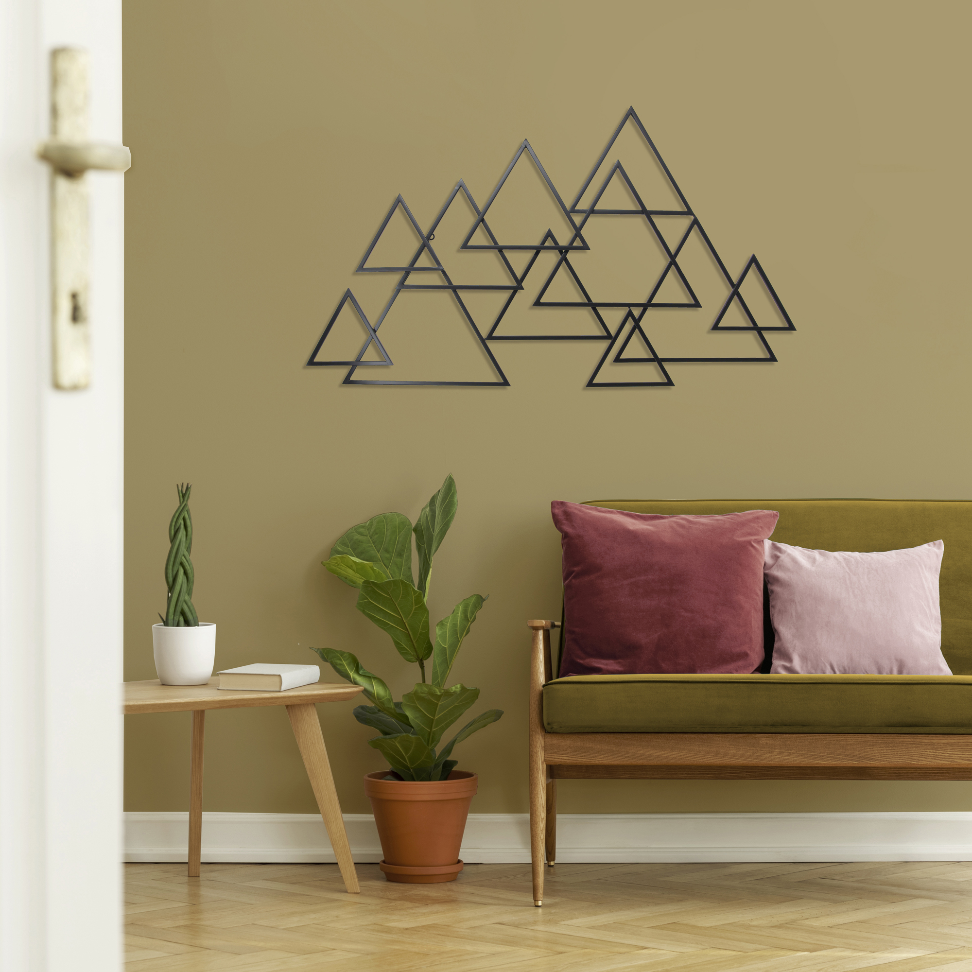 Triangles modernes Métal, ART FOR THE HOME
