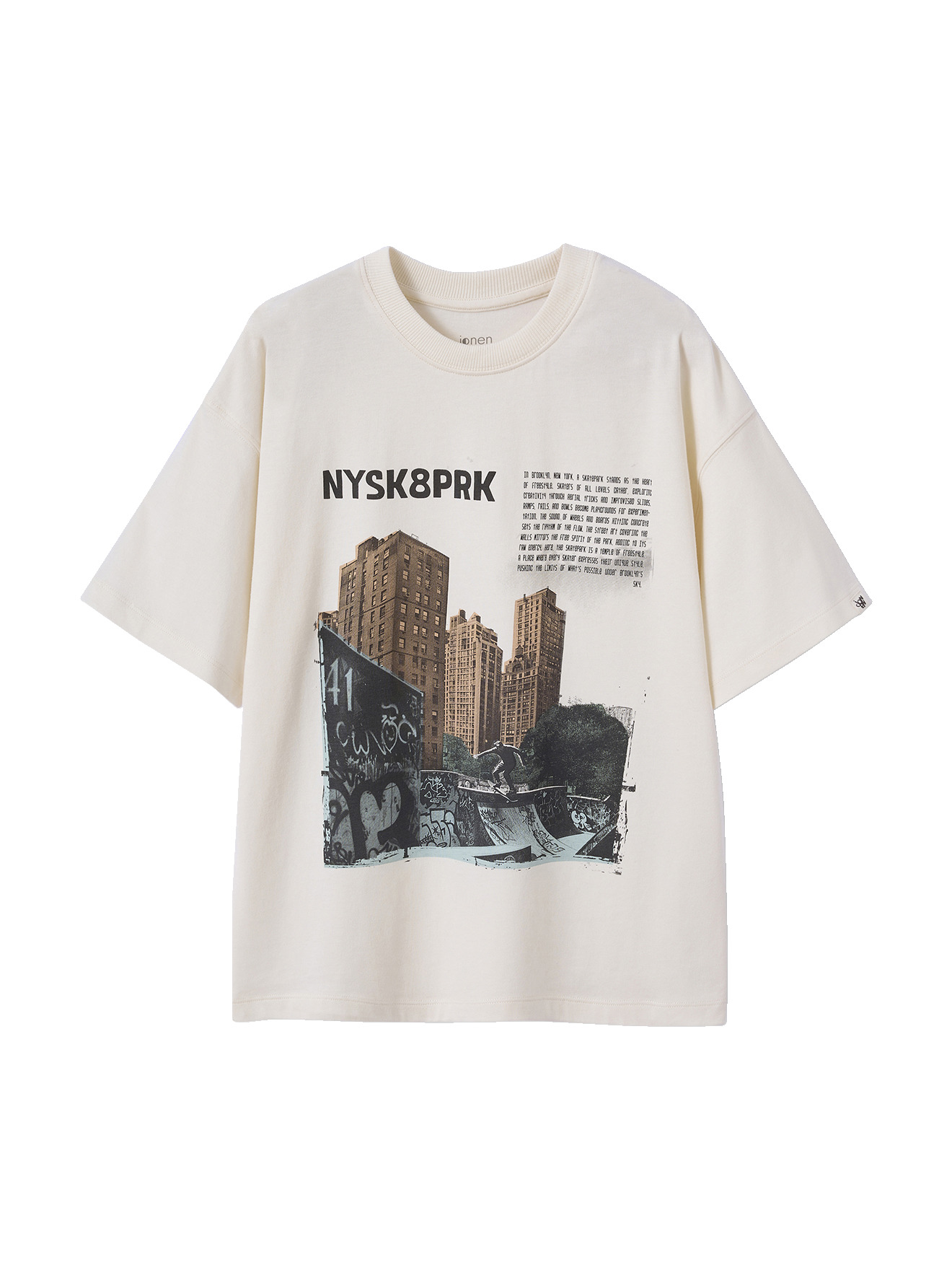 T-shirt photoprint oversize, JONEN