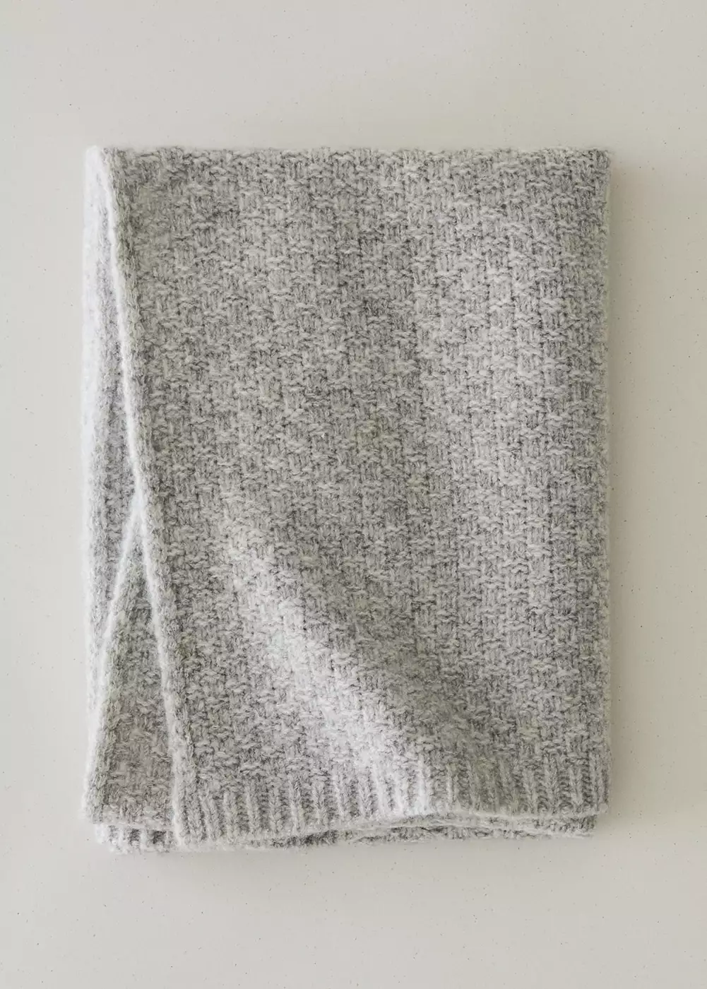 Couverture en maille épais texturé, MANGO HOME