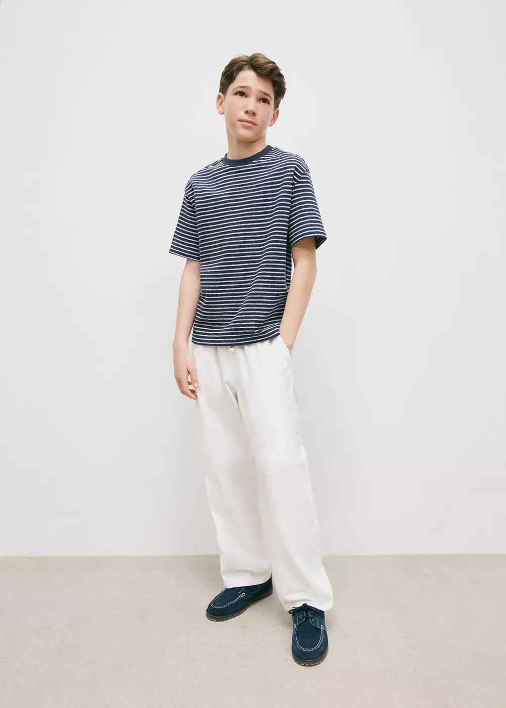 Pantalon lin coton, MANGO KIDS