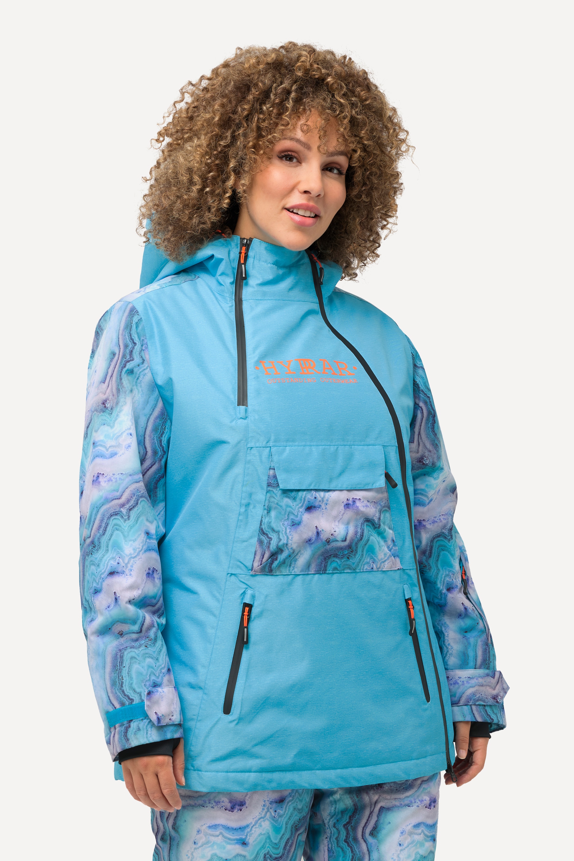 Veste à capuche technique, tissu imperméable, ULLA POPKEN