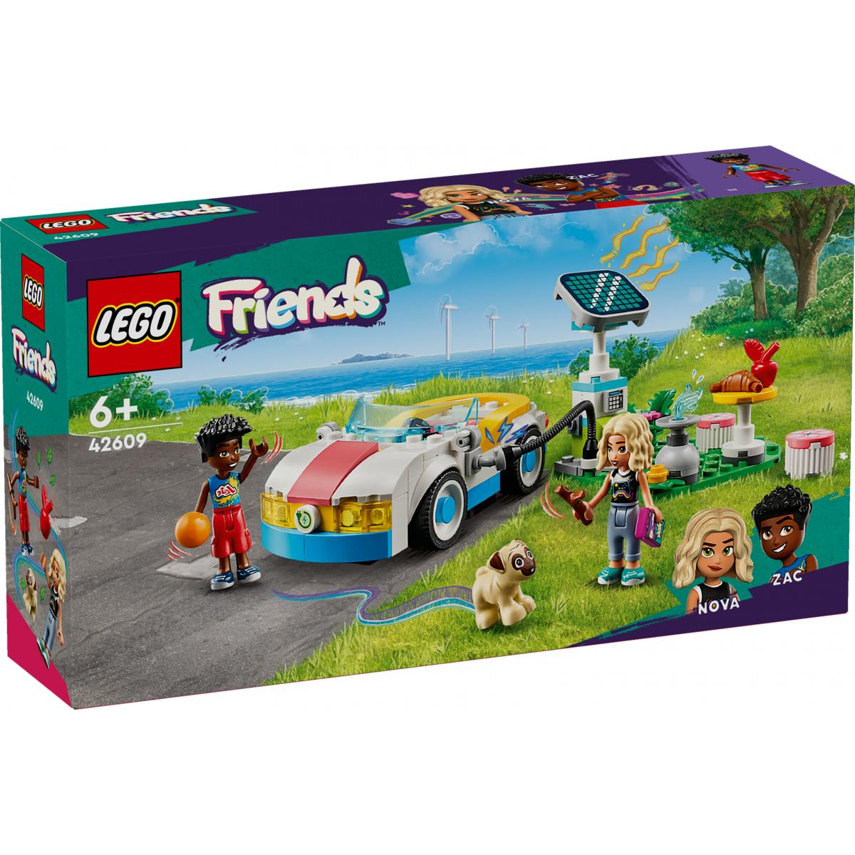 42609 La voiture électrique et la borne de recharge ® Friends, LEGO