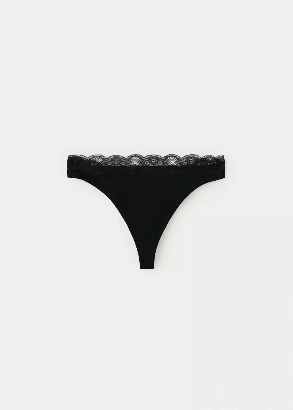 Culotte tanga en dentelle, MANGO TEEN
