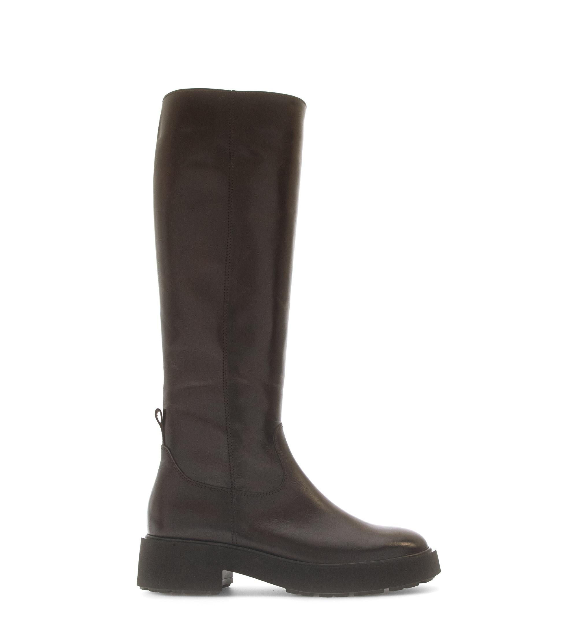 Bottes en cuir lisse à talon décroché, GABOR