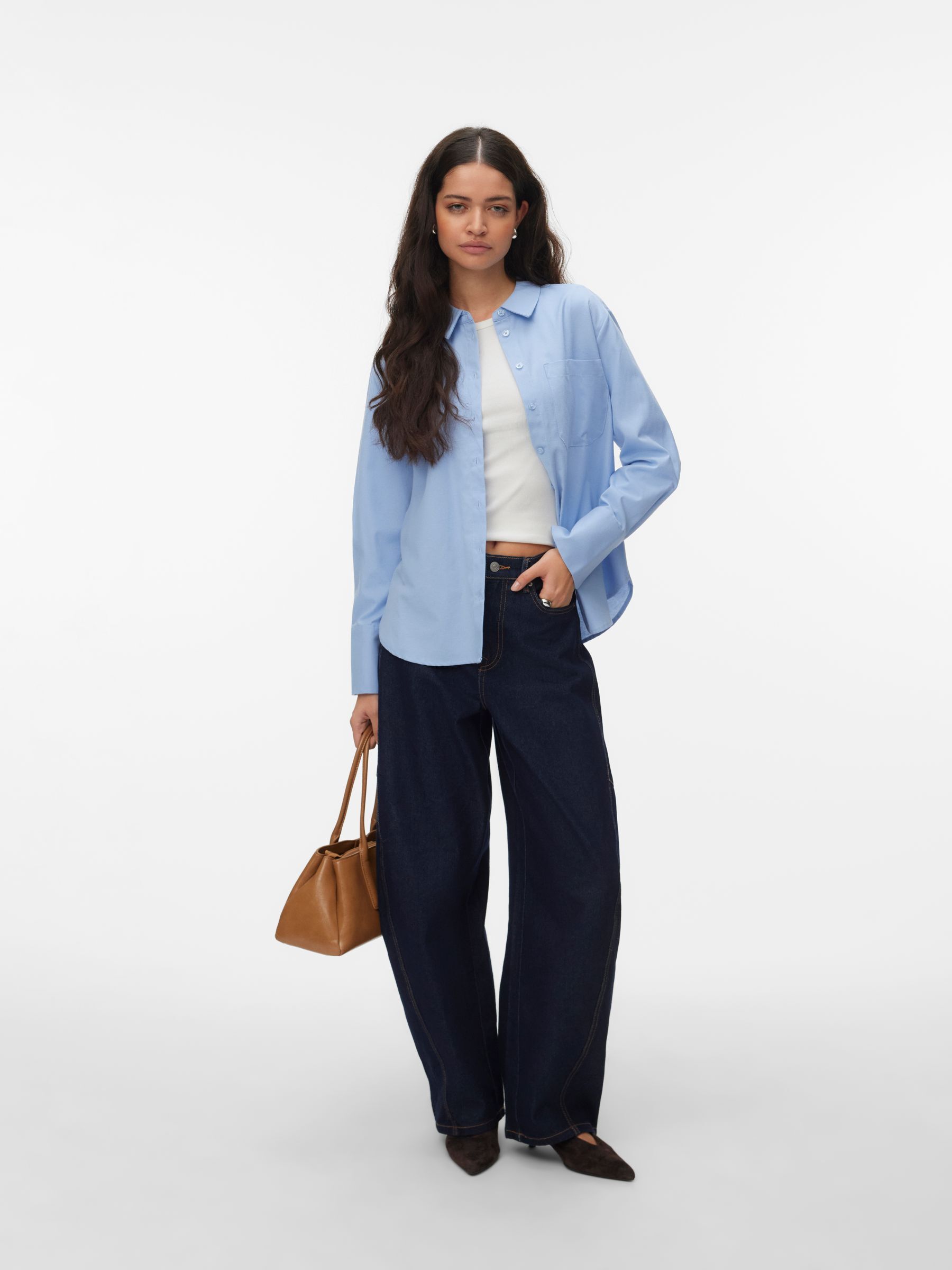 Chemise rayée manches longues, VERO MODA