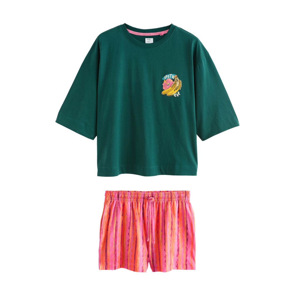 Pyjama short en coton, NEXT