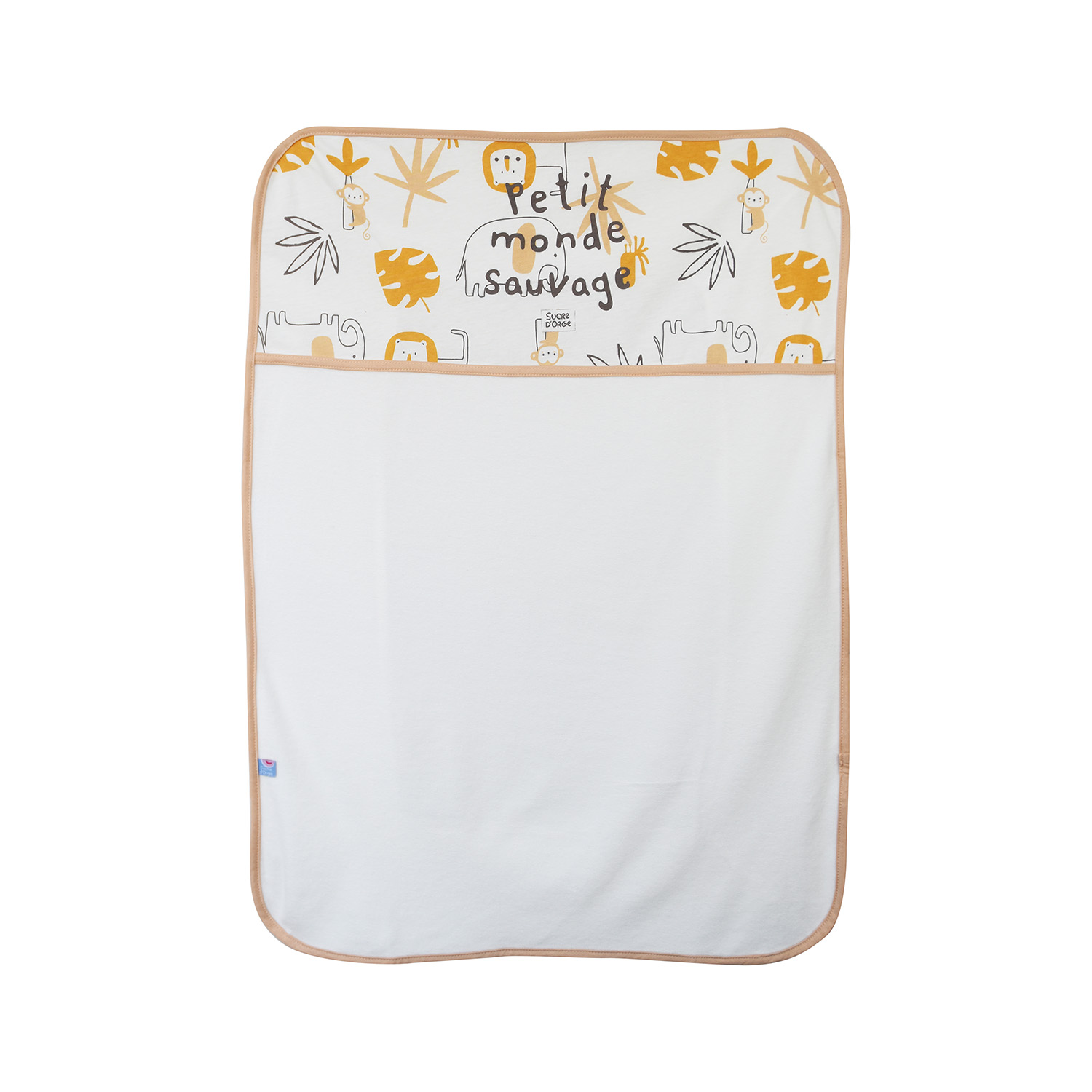 Housse de matelas a langer eponge, SUCRE D'ORGE